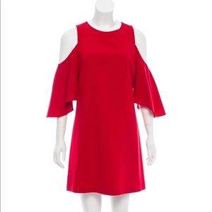 Alice and Olivia Cold Shoulder Shift Dress